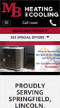 Mobile Screenshot of mb-heating.com